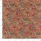 Green Blue Red and Gold Abstract Floral Upholstery Fabric by The Yard - Sku Ballard Classic